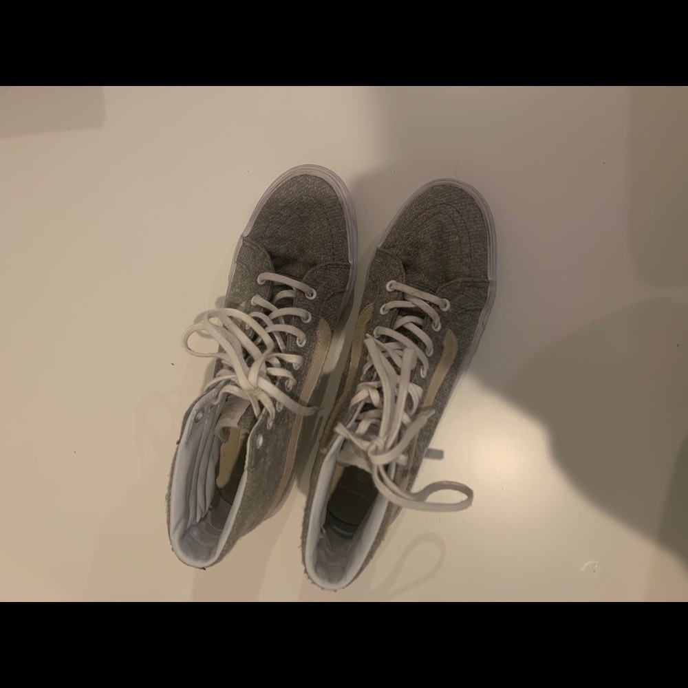 Grey High Top Vans